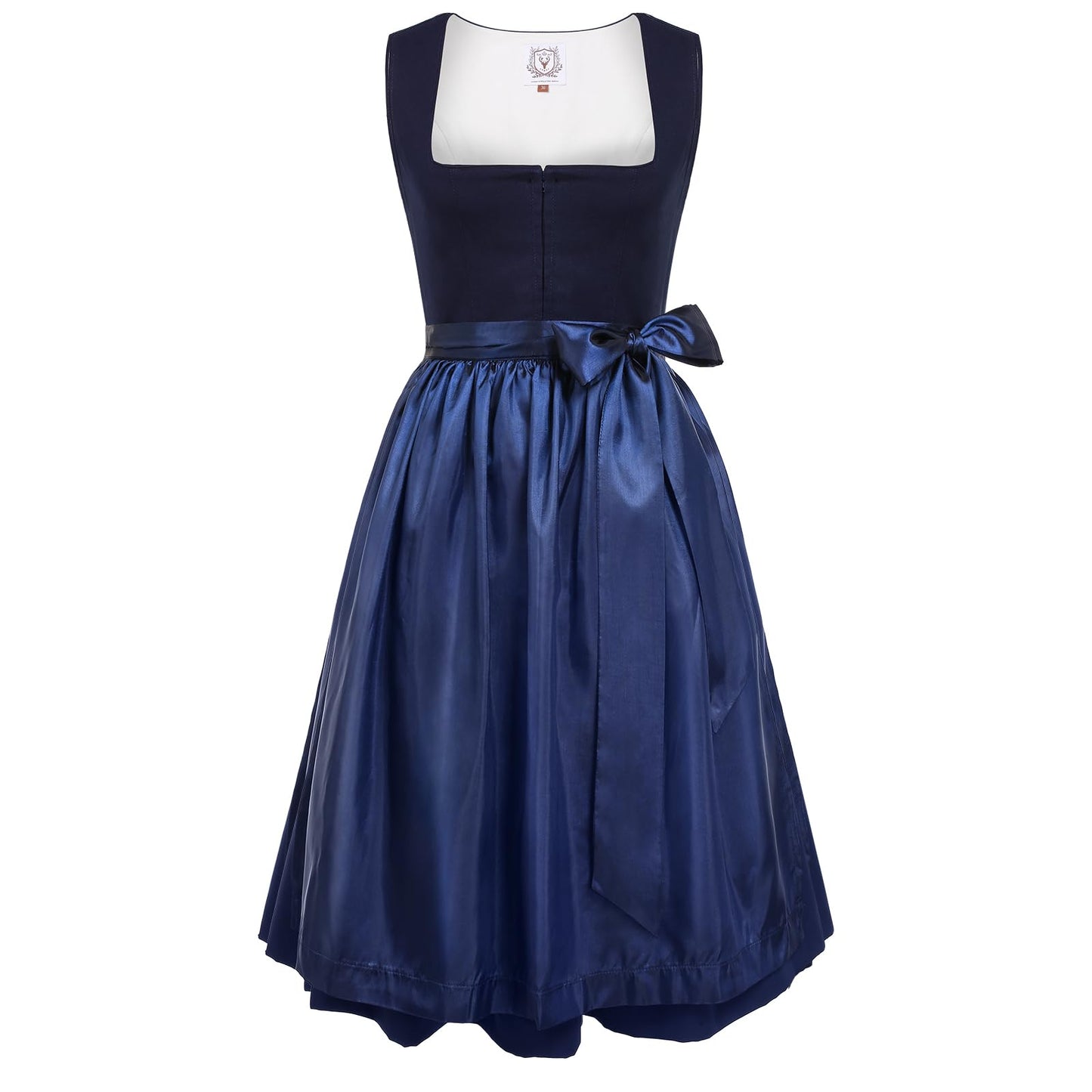 Damen Blau Ohne - Schnürung Midi Damen Outfit Oktoberfest 2025