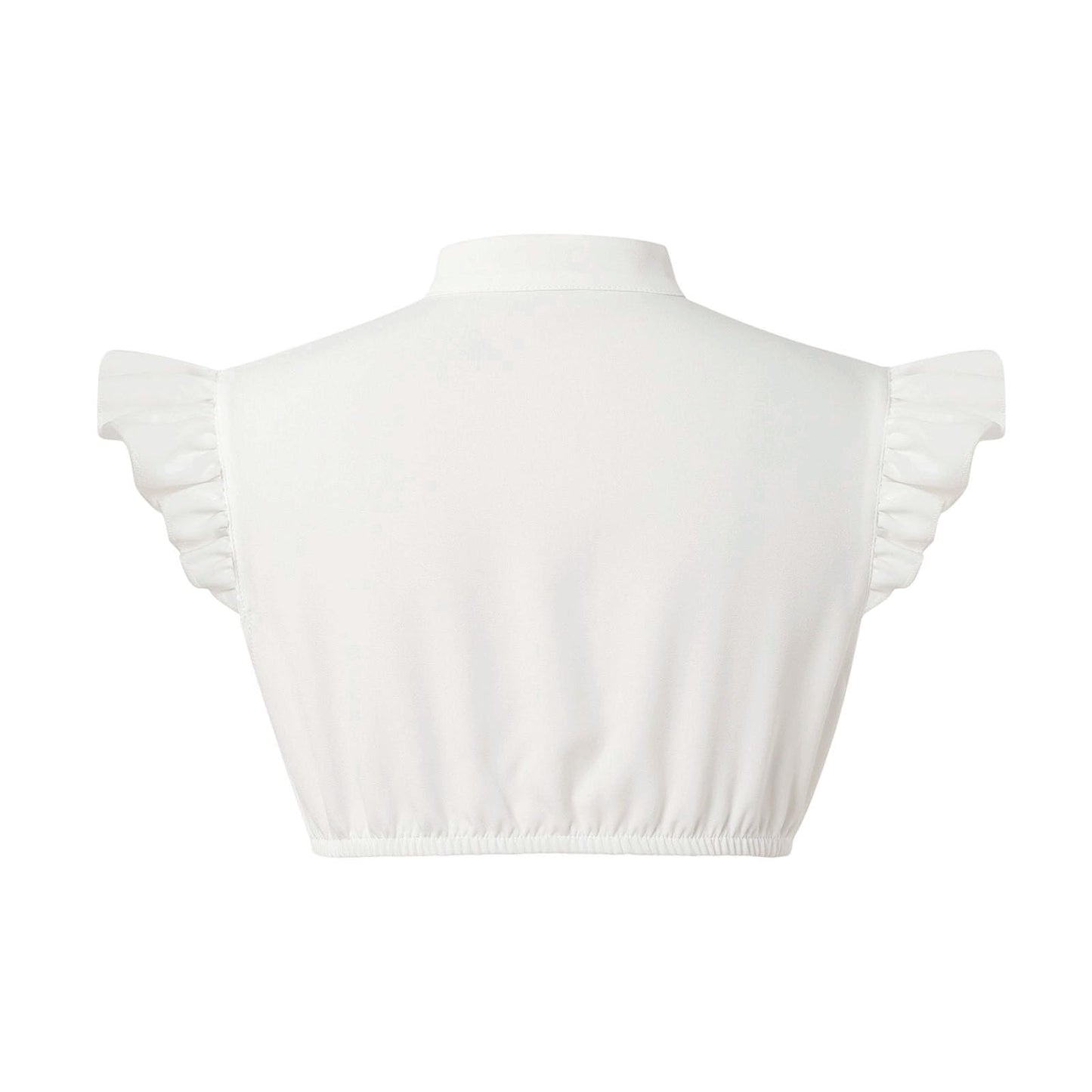 DIRNDLBLUSEN Dirndl Blouse Women's White Simple Dirndl Blouse Cap Sleeves Dirndl Blouse V Neck Oktoberfest Costume Blouse for Dirndl Women